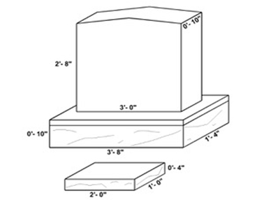 Companion Section Monument Diagram